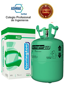 Gas - 1 Garrafa R22 x 13.6 Kg Original Puro Torrington/Frigoclean