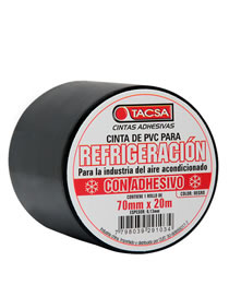 Cinta Pvc con Adhesivo Negra Ancho 72 mm x 20 mts 