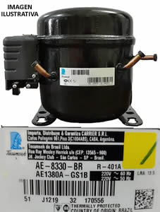 Motocompresor 1/4 Hp H12/Blend/MO49- Blend 8.85 cc AE1380A