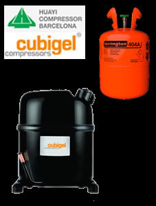 Motocompresor 1.5 Hp R404A/R22 MS34FB-VE LBP