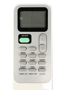 Control Remoto Original para Aire Acond. Cod. Dg11j1 / Dg11ja - New San - Alaska - Hisense - Carrefour - Cool Time - Whirlpool - Sigma - Tcl