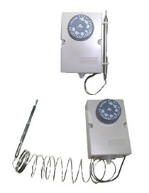 Kit 2 Termostatos Comerciales + 30 C a -30 C (1 Bulbo Largo + 1 Ambiental)
