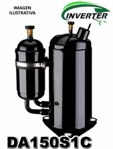 Motocompresor Rotativo Inverter 6300 Frig. R410a Da150s1c Alt. 28 Cm