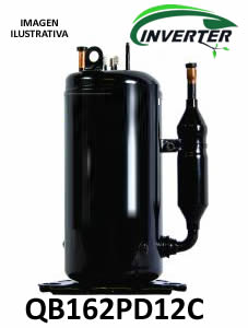 Motocompresor Rotativo Inverter 2500 Frig. R410a Qb162pd12c