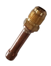 UNION BRONCE 3/8 FM X 3/8 SOLDAR C/CHICOTE