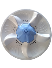 AGITADOR TURBINA RODETE - 37.5 CM PHILCO WMPH08/10 MIDEA (CUELLO BAJO)