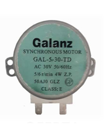 MICROMOTOR DE MICROONDA GALANZ 30V ? 49.5 MM EJE 1/2 CA?A METALICO