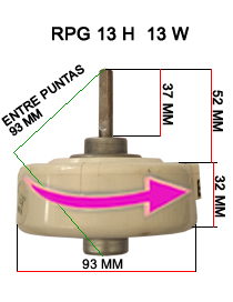 FORZADOR INTERIOR SPLIT 13 W ---> RPG13H ESPESOR 32 MM EJE 36 MM