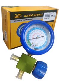 MANIFOLD SIMPLE DE BAJA SM-03 CUERPO ALUM R12,R22,R134