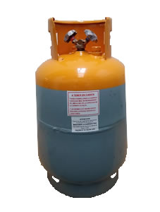TANQUE P/RECUPERADORA 20 KG 2 ROBINETES