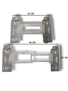 PERCHA UNIVERSAL DE CHAPA P/COLGAR UNIDAD INTERIOR SPLIT