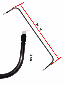RESISTENCIA NO FROST ARCO ACERO INOX 500 MM X 80 MM 500 W G&E Y OTRAS