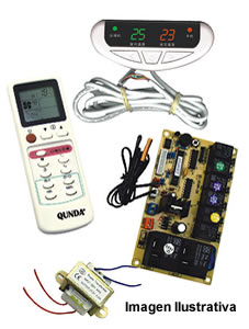 PLACA UNIVERSAL C/REM 3 VEL Y VISOR DIGITAL QD-U11A