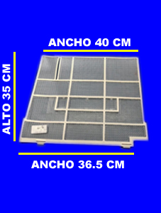 FILTRO PLAST P/SPLIT 40 X 35 CM
