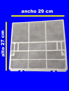 FILTRO PLAST P/SPLIT 29 X 27 CM