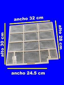 FILTRO PLAST P/SPLIT 31.5 CM X 29.5 CM