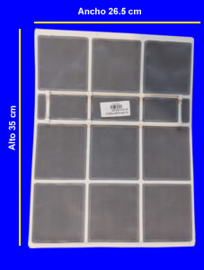 FILTRO PLAST. P/SPLIT ANCHO 26.5 CM X ALTO 35 CM - VER FOTO