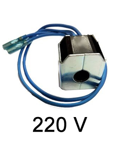 BOBINA P/VALVULA INVERSORA 220V AGUJERO 11.5 MM PROF 26 MM