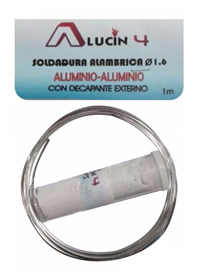 VARILLA PARA SOLDAR ALUMINO CON DECAPANTE - ALUCIN 4