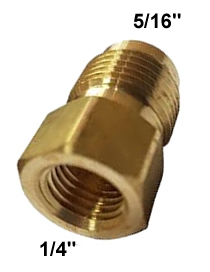 REDUCCION BRONCE 5/16 FM X 1/4 FH