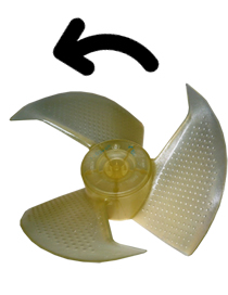 PALA HELICE SPLIT 439 MM X 151 MM 3 ASPAS BEIGE ANTIHORARIO 8 MM