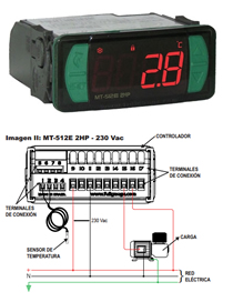 COMBISTATO FULL GAUGE MT512E 2HP FG 220V 1 SONDA 1 SALIDA