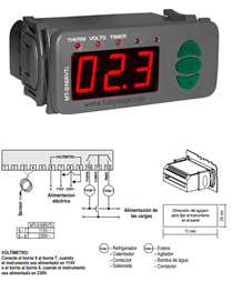 COMBISTATO FULL GAUGE MT516 RVTI PLUS F/C C/TIMER 220V