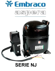 MOTOCOMPRESOR 1.25 HP 26.20 CC R404A/R22 220V NJ2192GK ASPERA