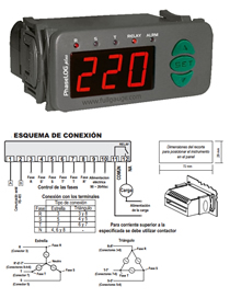 FULL GAUGE  PHASE LOG MONITOR PROTECC 220V/380V