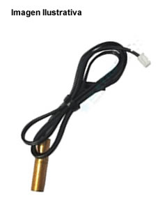 SENSOR TERMISTOR AA 10 K METAL 90 CM