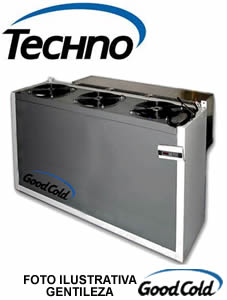 EQUIPO CAMARA COMPACTO 4 HPR407C ALTA TEMP. 380V TECHNO PARED