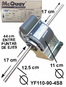 FORZADOR INT. PISO TECHO YF110-90-4S8 90 W 5 VEL. 220 V