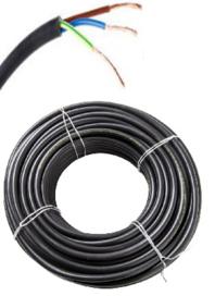 CABLE VAINA REDONDA TPR 3 X 1.5 MM ROLLO 100 MTRS